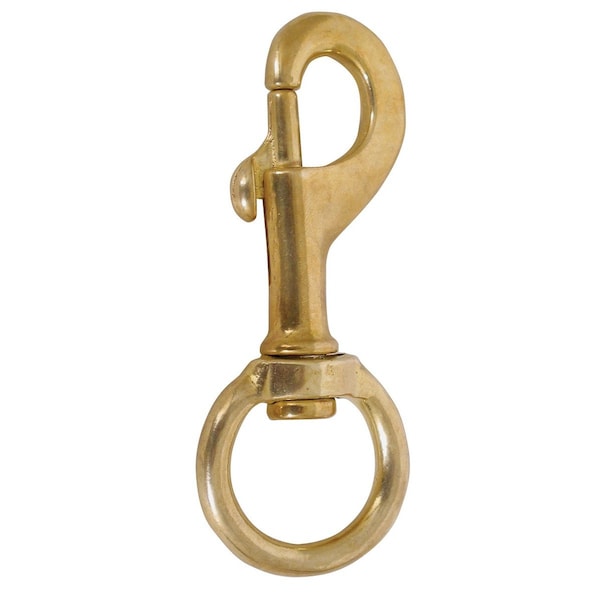 CONNECTOR-LEASH-SWIVEL-SNAP-BRONZE 2.1" x4.8" x1.05"